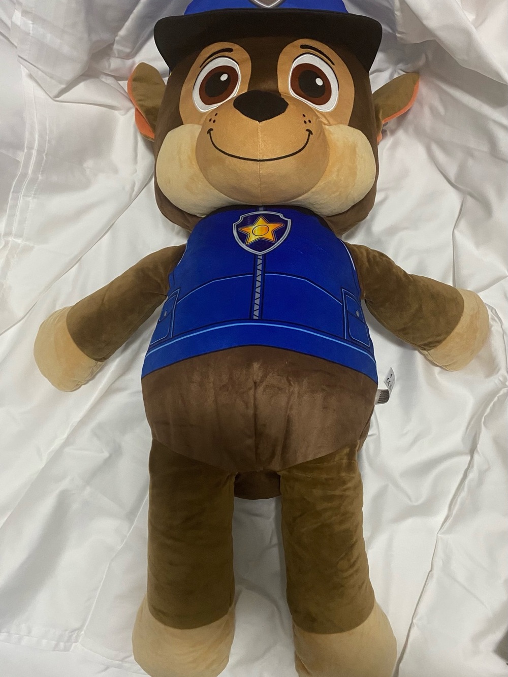 New PAW Patrol, Chase Jumbo Plush Toy,32 inch Stuffed Animal